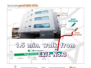 Hotel Pencil Guesthouse Hongdae Seoul